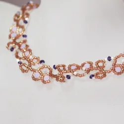 Necklace Rose Gold filled 14K - Arabesque Toni - Necklace Rose Gold filled 14K - Rose Gold filled 14K